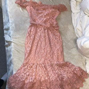 Pink Lace Dress